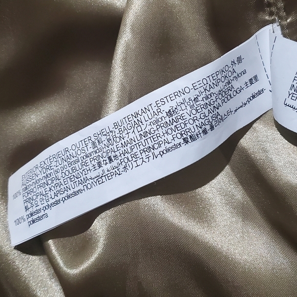 Zara Srpls + Hdy/M1 03 Green Nylon Twill Parka Size M - Picture 7 of 8